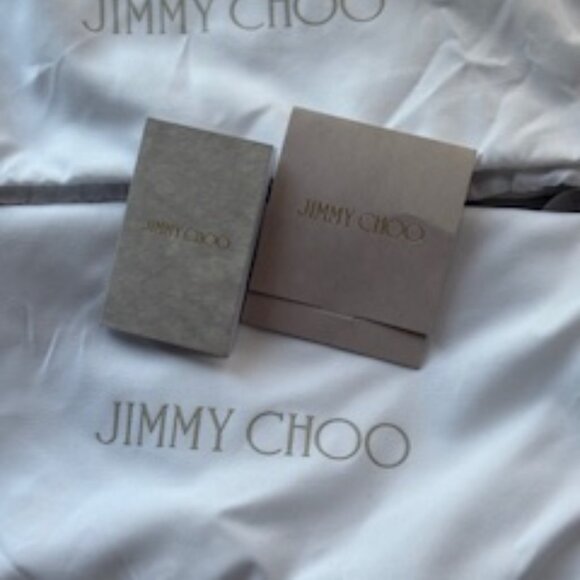 JIMMY CHOO Heloise 120 Gold Sandals size 8 1/2 - Picture 5 of 5